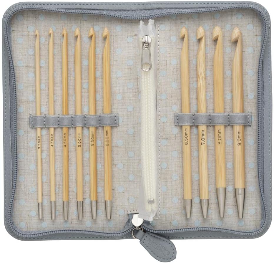 CarryT Interchangeable Bamboo Tunisian Hook Set