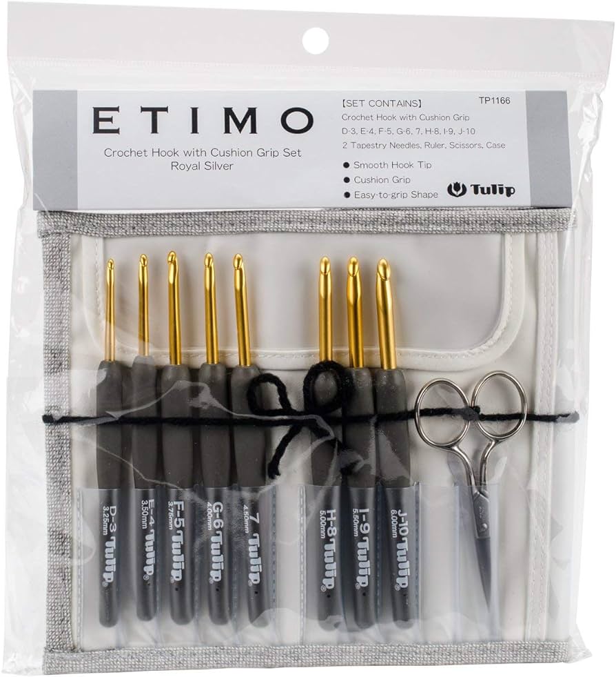 ETIMO Crochet Hook with Cushion Grip Set