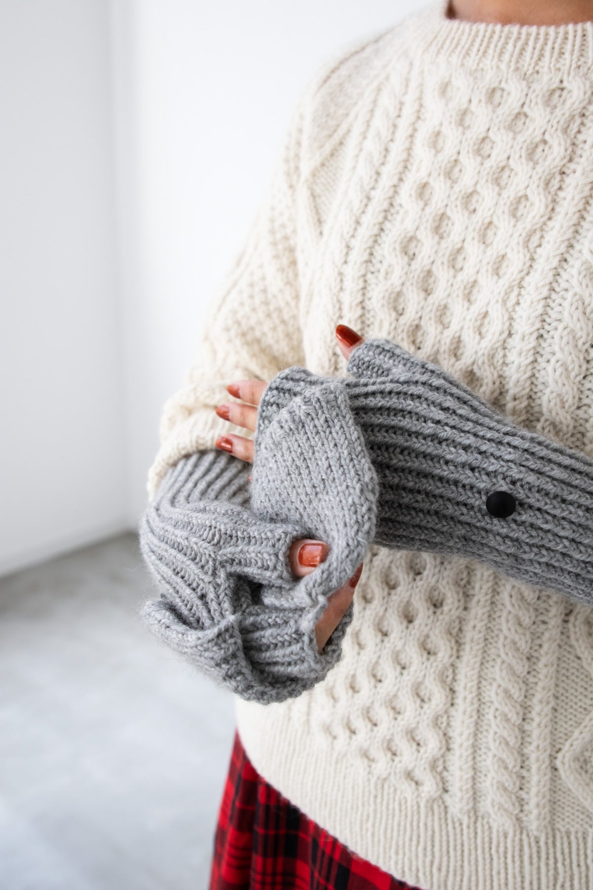 Mitts with Finger Covers Yarn Set