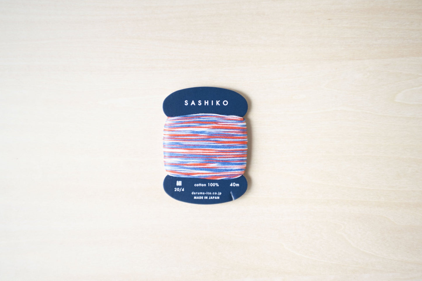 Sashiko Thread Card Multi-Color Kasuri (Thin)