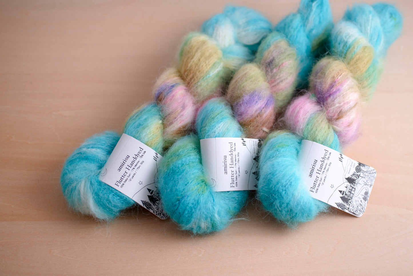 Flutter Hand-Dyed (Kurumi)