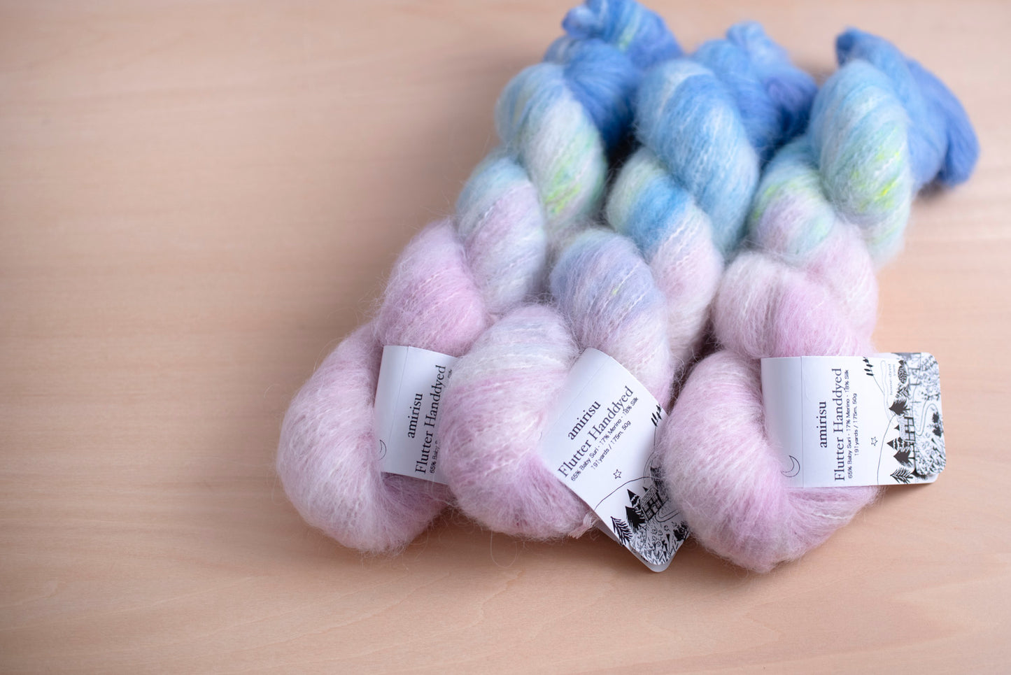 Flutter Hand-Dyed (Kurumi)