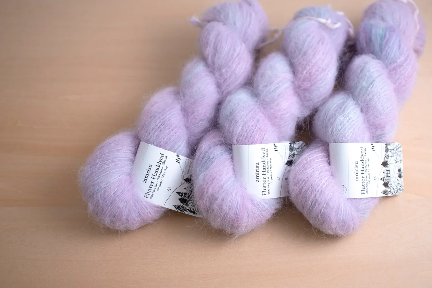 Flutter Hand-Dyed (Kurumi)