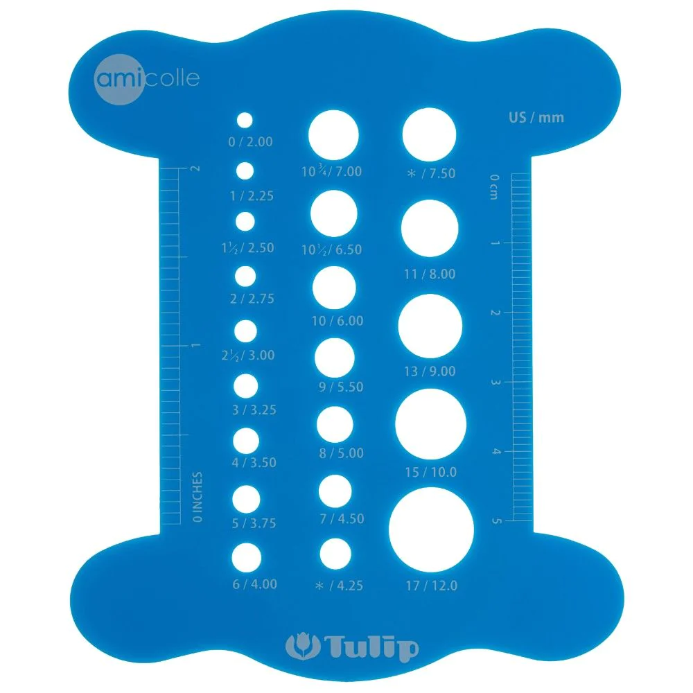Knitting Needle Gauge