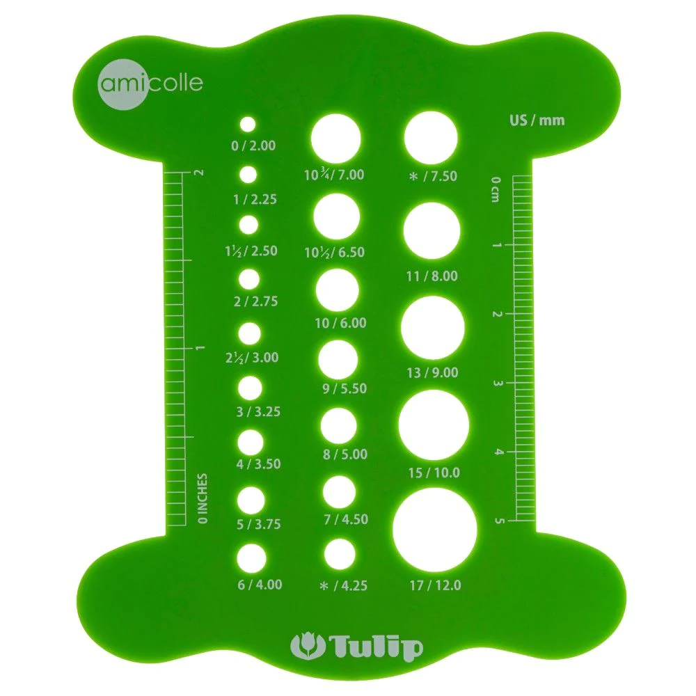 Knitting Needle Gauge