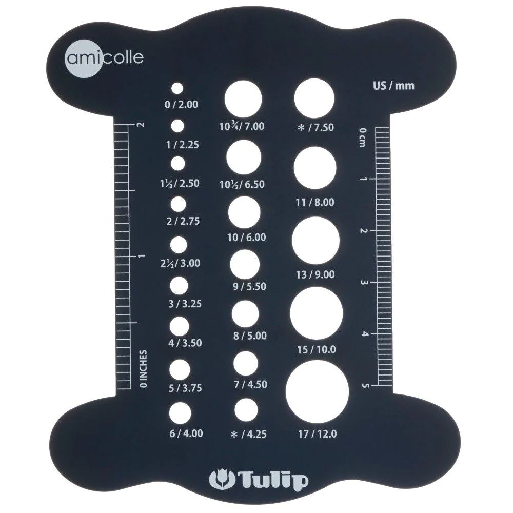 Knitting Needle Gauge
