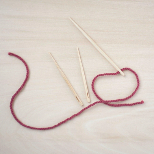 Seeknit Shirotake Bamboo Blunt Needle Set