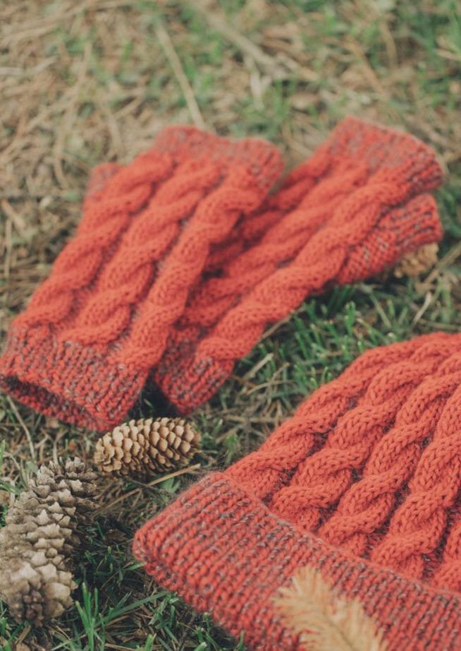 Spiral Mitts Yarn Set