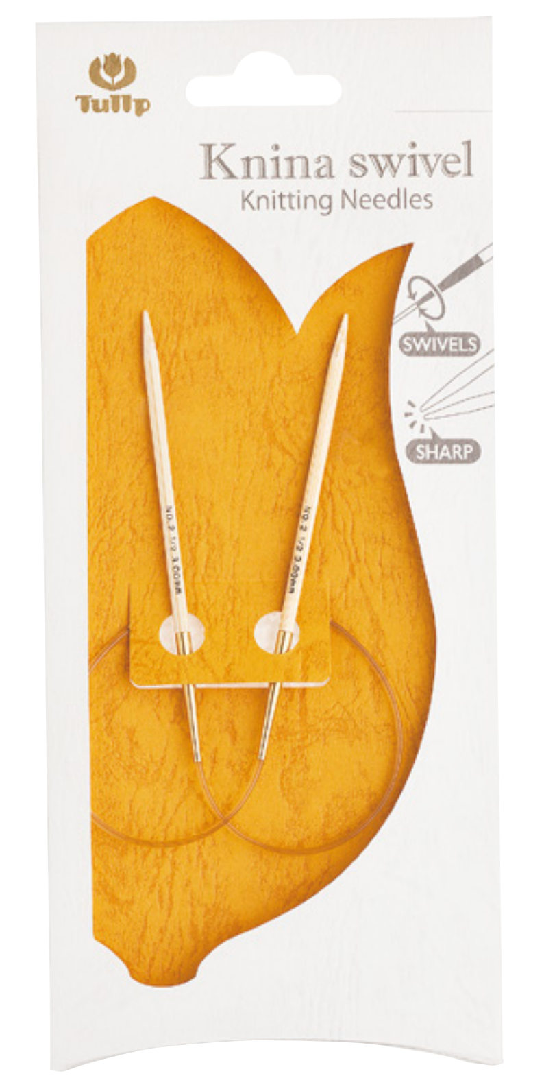 Knina Swivel Knitting Needles 16" (40cm)