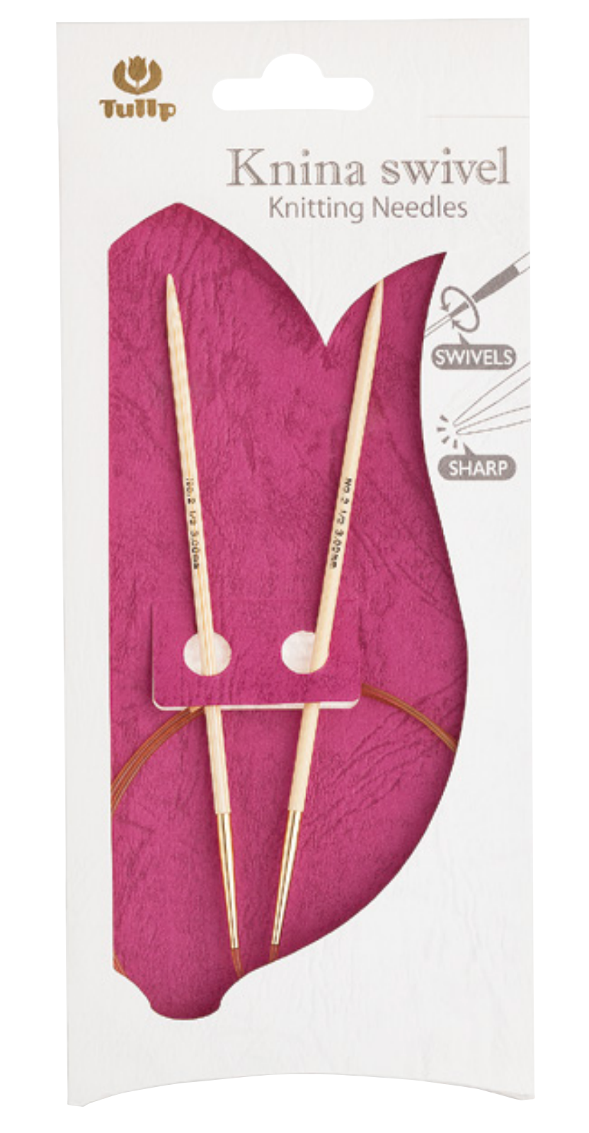 Knina Swivel Knitting Needles 32" (80cm)