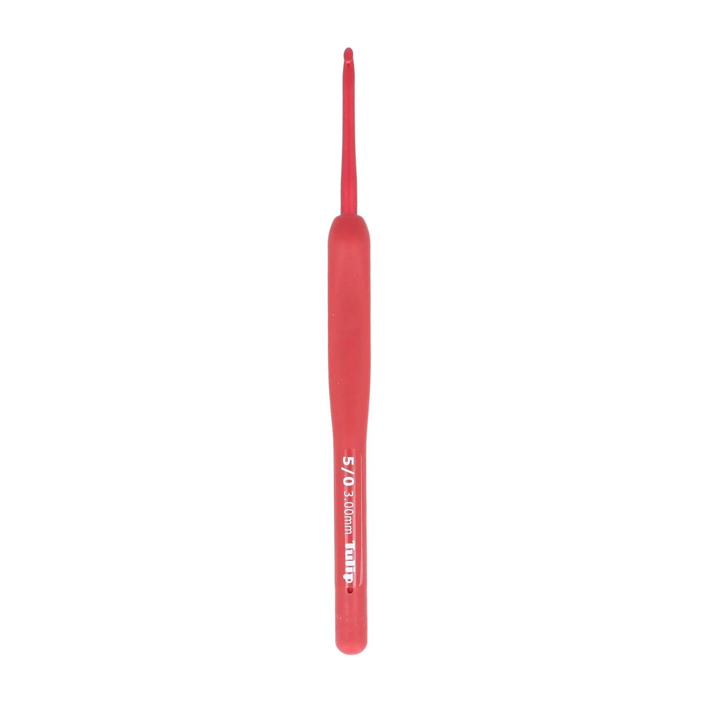 ETIMO Red Crochet Hook with Cushion Grip