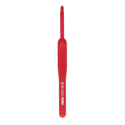 ETIMO Red Crochet Hook with Cushion Grip