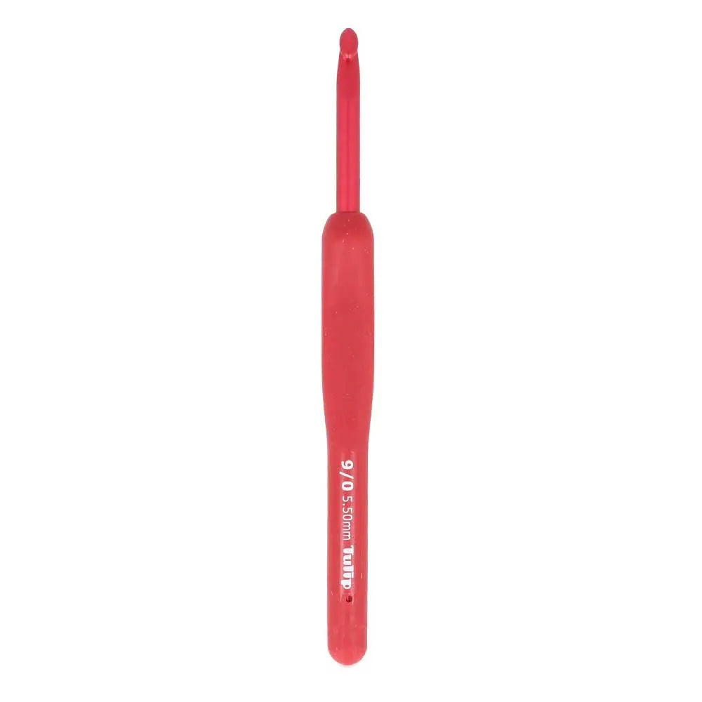 ETIMO Red Crochet Hook with Cushion Grip