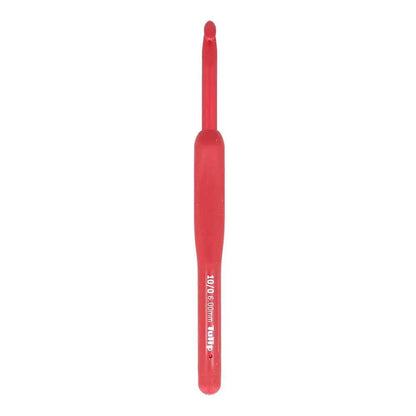 ETIMO Red Crochet Hook with Cushion Grip