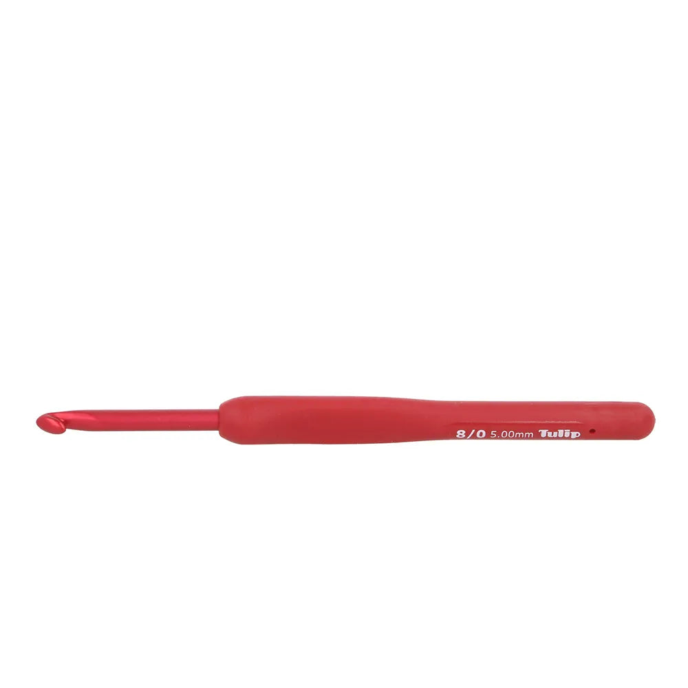 ETIMO Red Crochet Hook with Cushion Grip