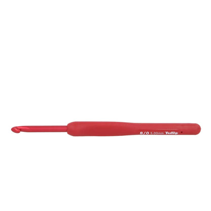 ETIMO Red Crochet Hook with Cushion Grip