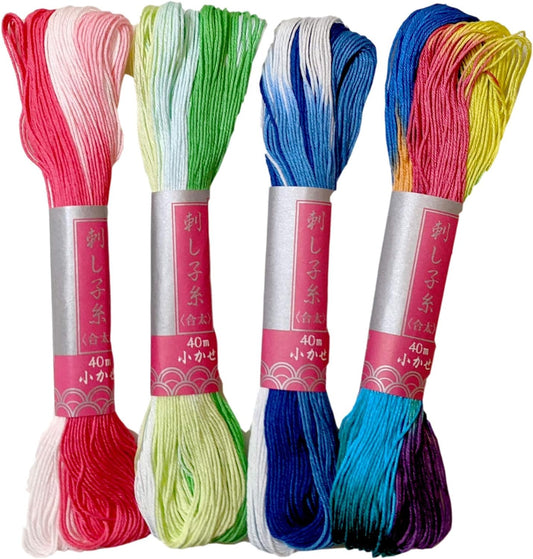 Sashiko Thread Skein (Thick) Multi-Color