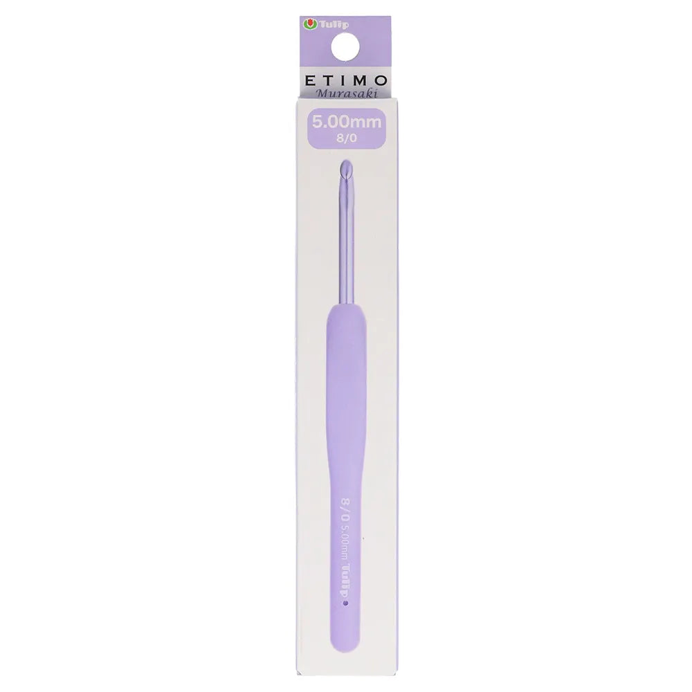 Tulip Etimo Murasaki crochet hook Softgrip 2.75 mm - 1 piece, purple Tulip Etimo Murasaki crochet hook Softgrip 2.75 mm - 1 piece, purple