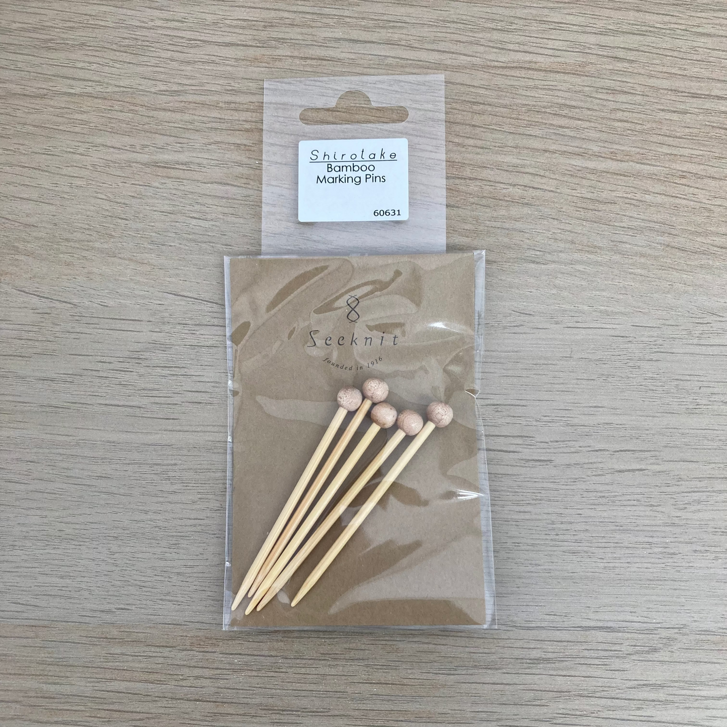 Seeknit Bamboo Marking Pins - Set of 5