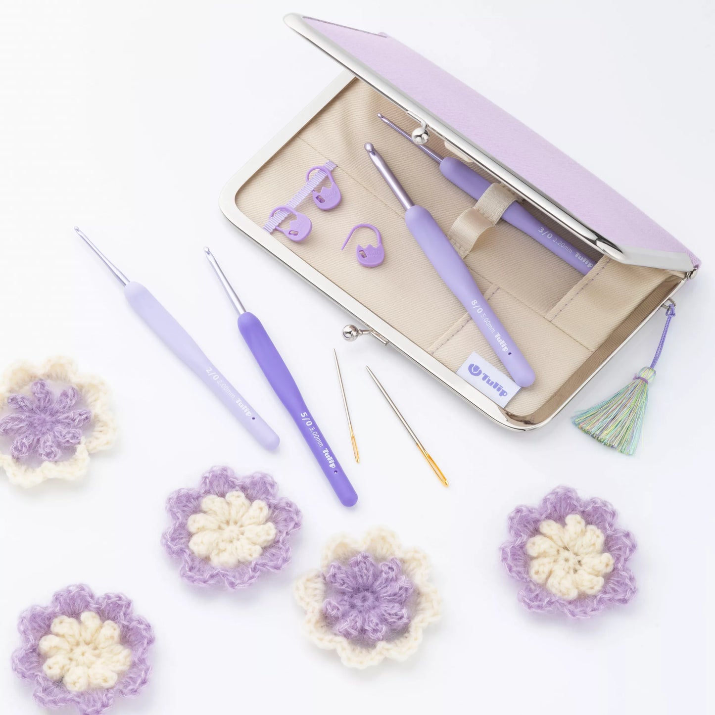 ETIMO Murasaki Crochet Hook with Cushion Grip Set