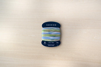 Sashiko Thread Card Multi-Color Kasuri <Thin>