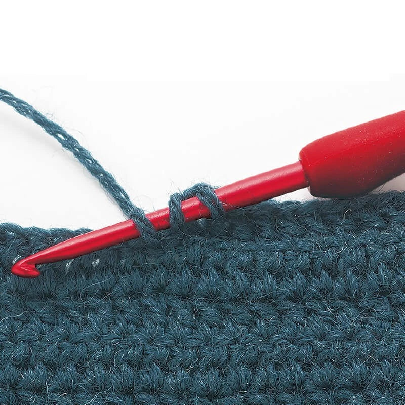 ETIMO Red Crochet Hook with Cushion Grip