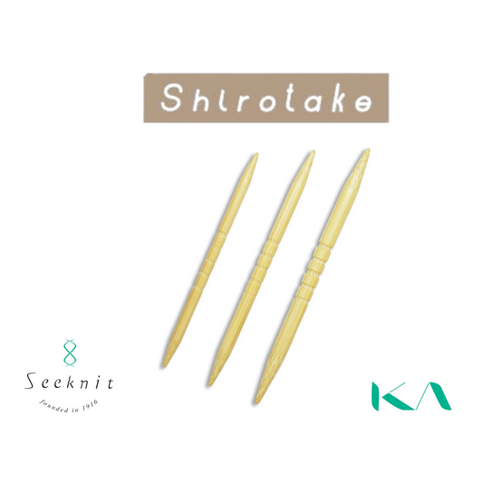 Seeknit Shirotake Grooved Cable Needle Set