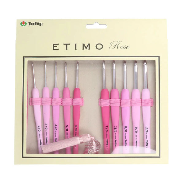 ETIMO Rose Crochet Hook with Cushion Grip Set – amirisu kurumi