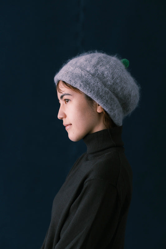size M is shown in DARUMA GENMOU #15 and Wool Mohair #6