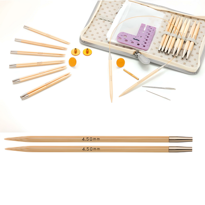 TULIP CarryS Interchangeable Bamboo Knitting Needle Set