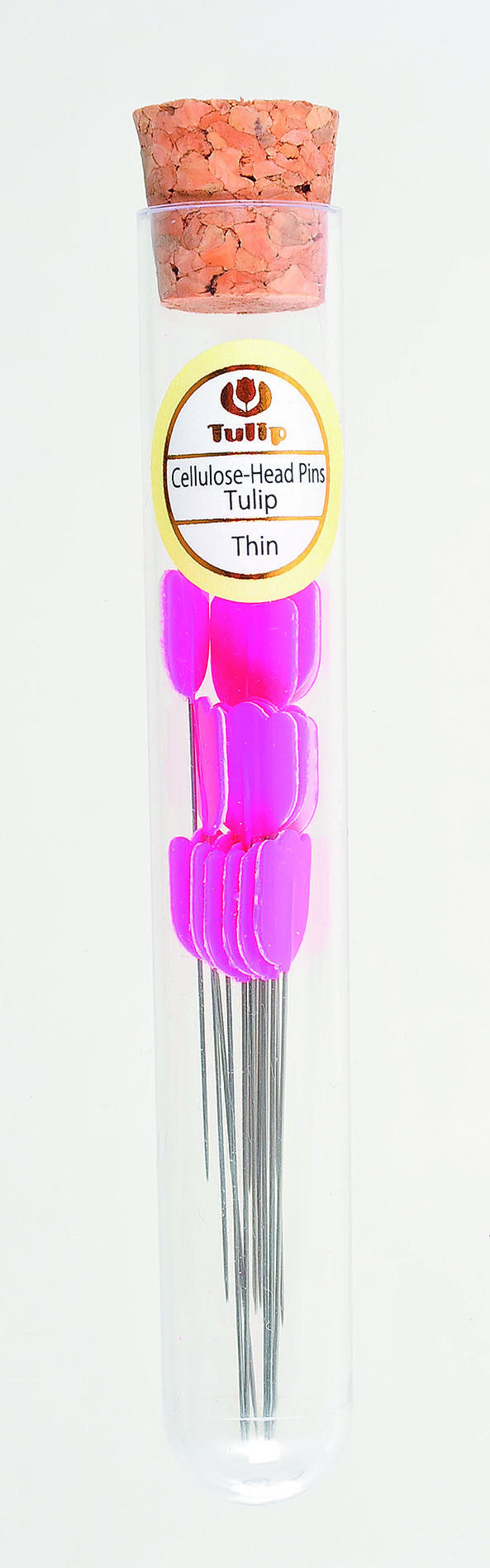 Tulip Hiroshima Glass Head Patchwork Pins